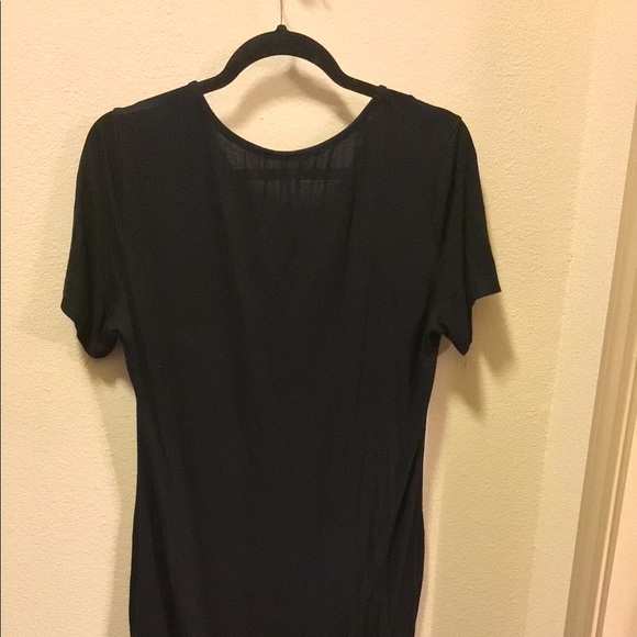 Black T-shirt Dress - Picture 2 of 2